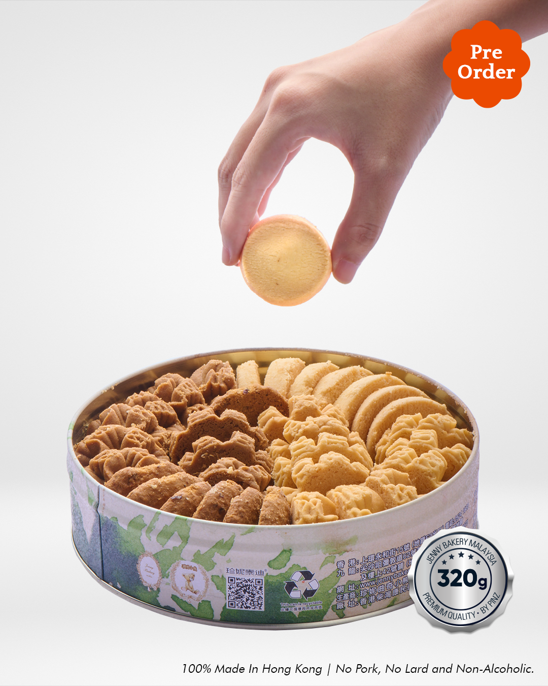 Jenny Bakery Signature 4 Mix Butter Cookies – Jenny Bakery Malaysia